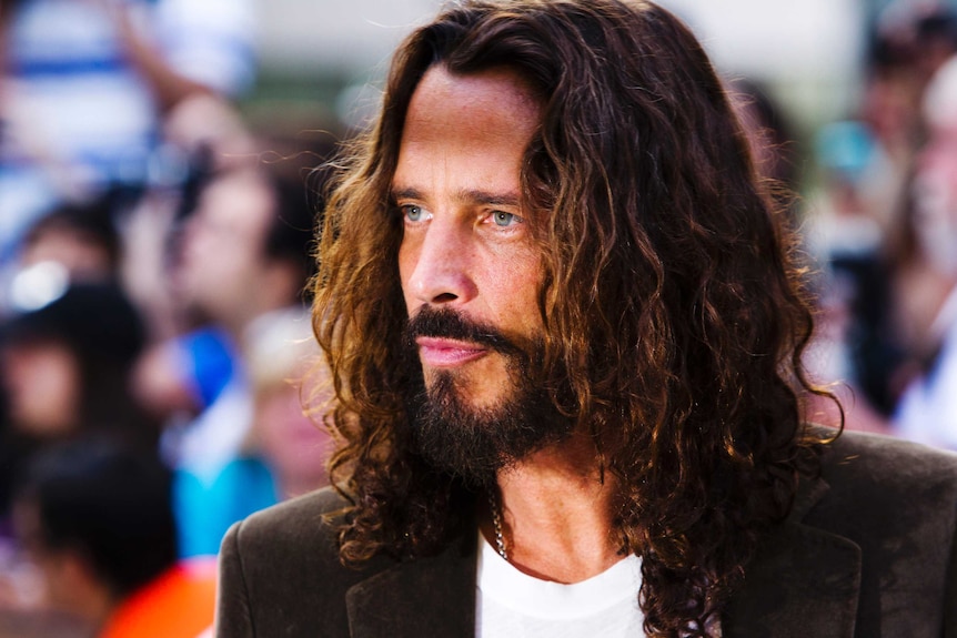 Musician Chris Cornell of the band Soundgarden arrives on the red carpet in 2011.