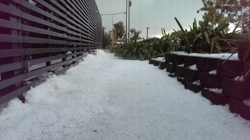 Hail at Rooty Hill home