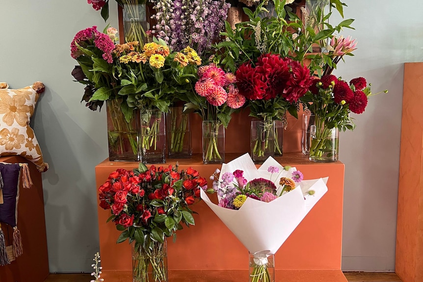 A colourful display of blooms 