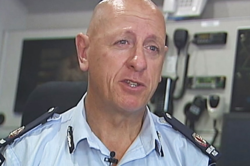 Queensland Deputy Police Commissioner Paul Taylor at a police operations centre