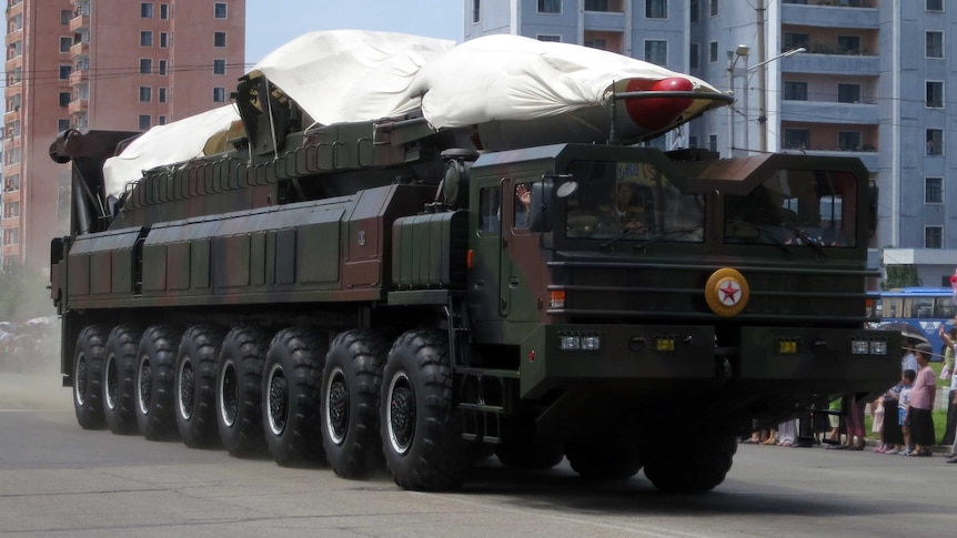 North Korean ballistic missile.