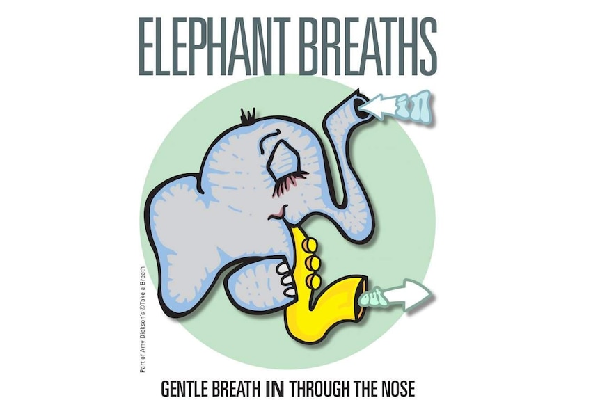 Promotional material for the Take a Breath program.