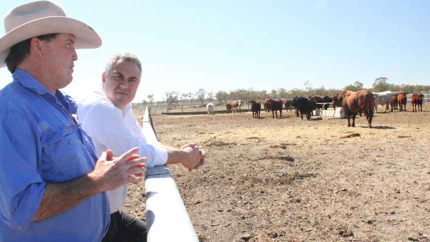 Explaining the cost of drought to the Treasurer