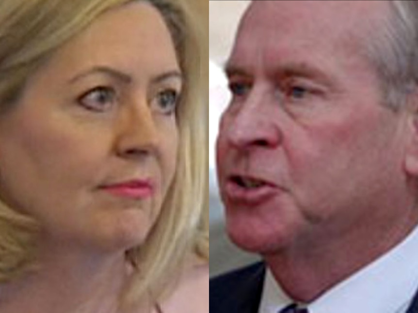 Premier Colin Barnett and Lisa Scaffidi composite.