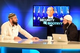 Sheikh Wesam Charkawi interviewed by presenter Malaz Majanni