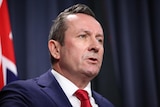 A close-up of WA Premier Mark McGowan.