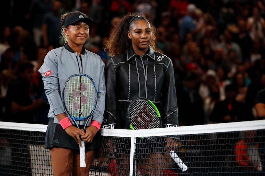 Naomi Osaka and Serena Williams