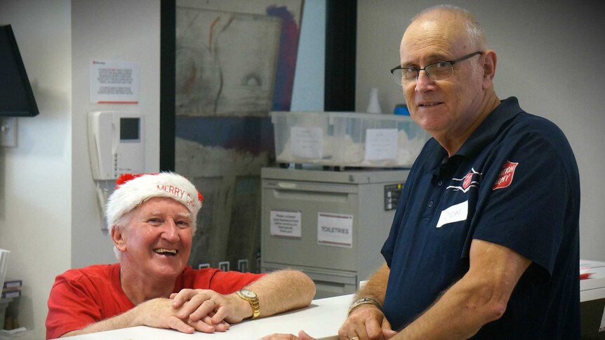 Robert Sneller at the Salvation Army centre in Wollongong.