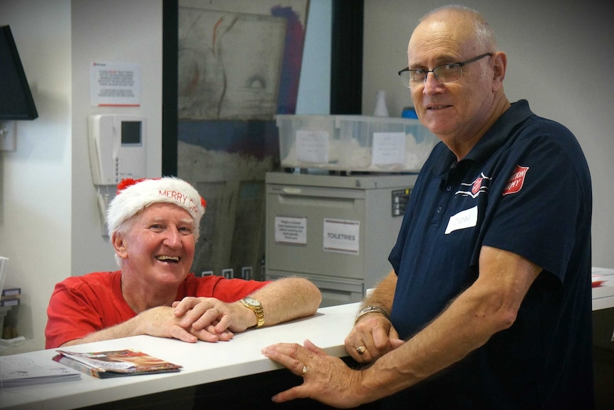 Robert Sneller at the Salvation Army centre in Wollongong.