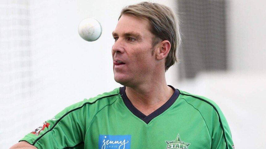 On the attack ... Shane Warne