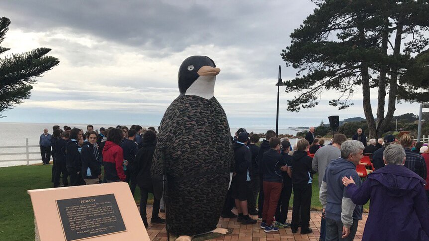 Anzac Day service at Penguin 2017