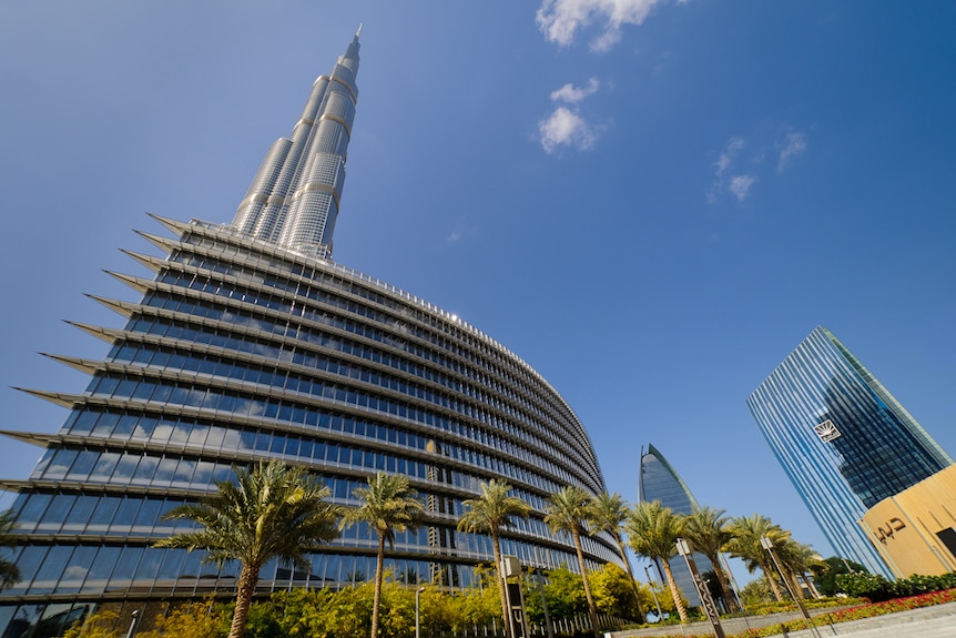 Dubai's Burj Khalifa is made from a series of tubes of differing heights.