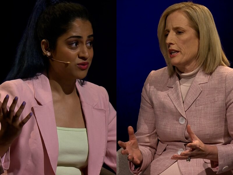 Under fire on Q+A, finance minister turns to climate spending to show the budget helps the young