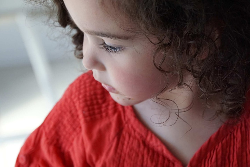 A close-up photo of Karen Pertile's daughter Ebony.