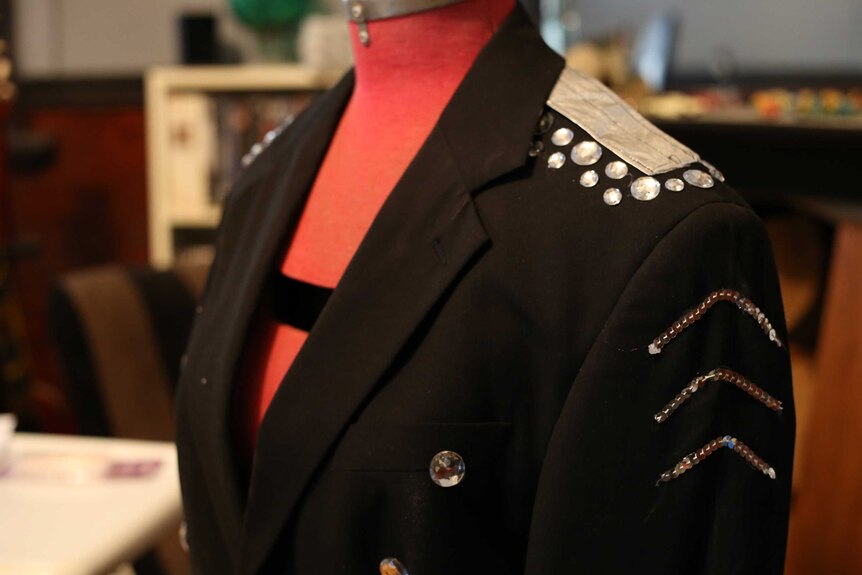 The jacket that John Ridgeway wears for his drag queen alter ego.