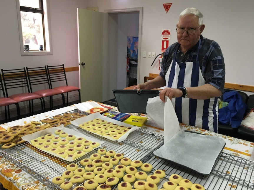 Former prisoner Geoff Bennett and his jam drops