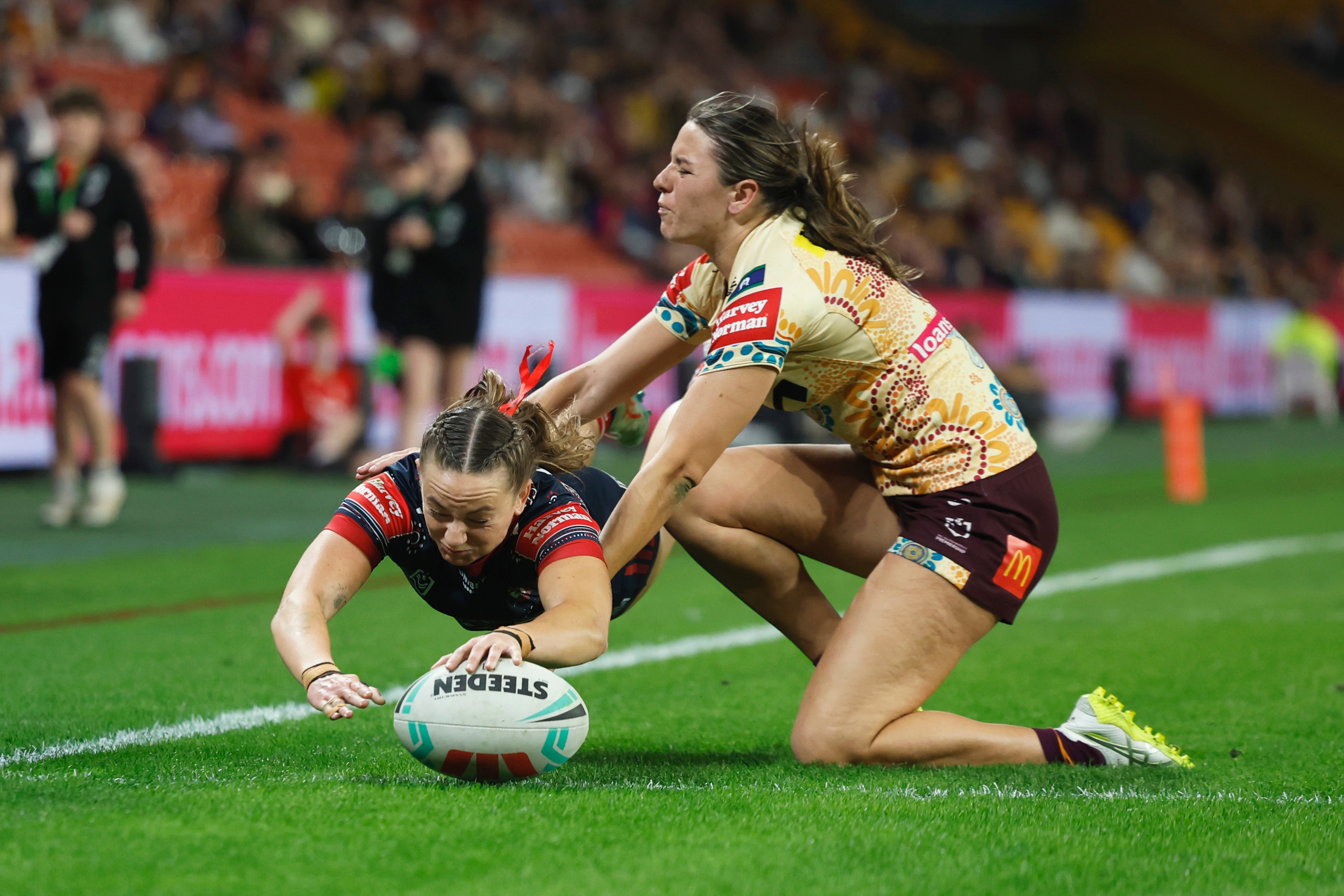 NRLW's Roosters fly against Broncos amid controversy