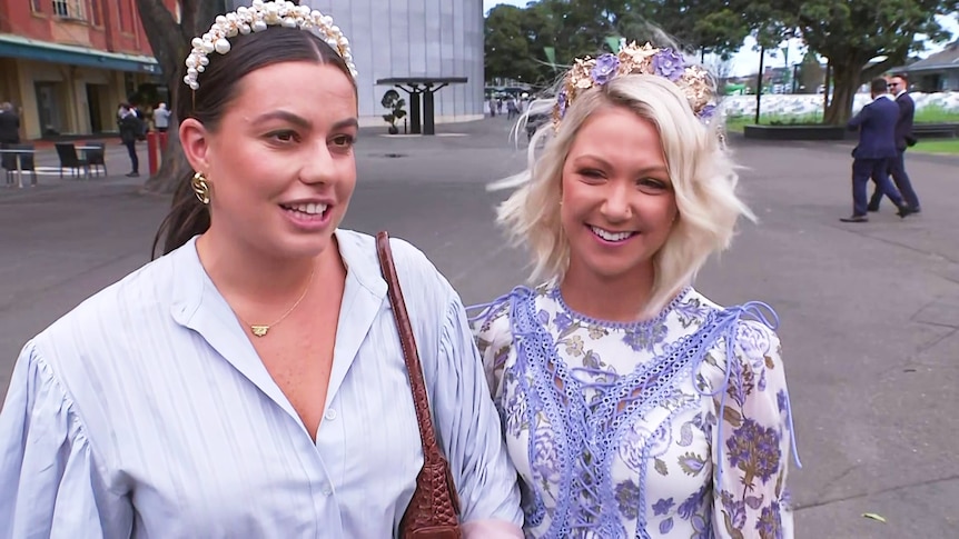 Young women at the races