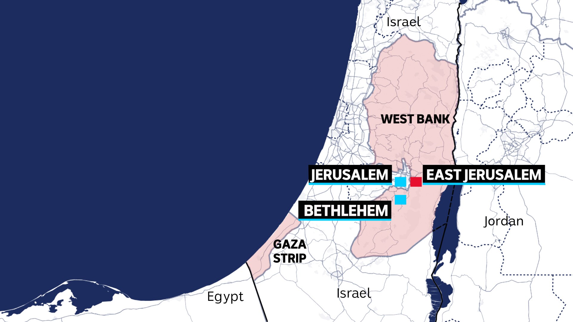 Map Of Israel West Bank Gaza Strip - Inter Disciplina