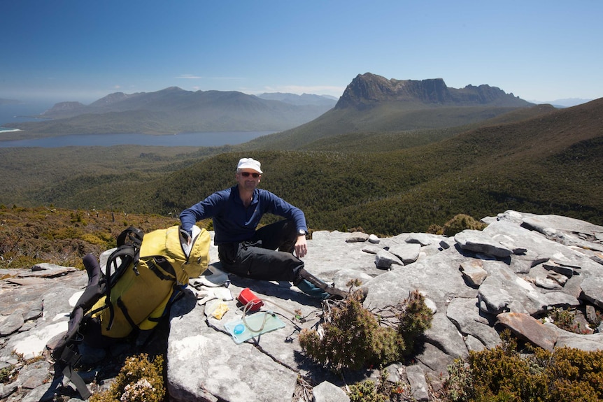 John McClaine on a bushwalk