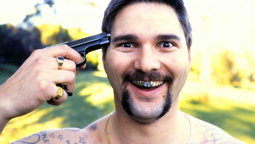 Eric Bana as Mark 'Chopper' Read in the 2000 film Chopper