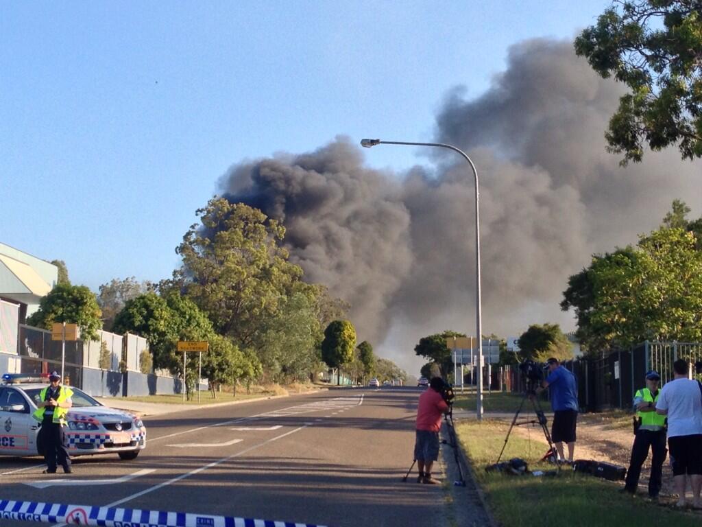 Plastics factory engulfed in fire near Ipswich ABC News