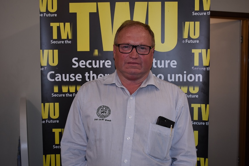 Ian Smith from the Transport Workers Union.