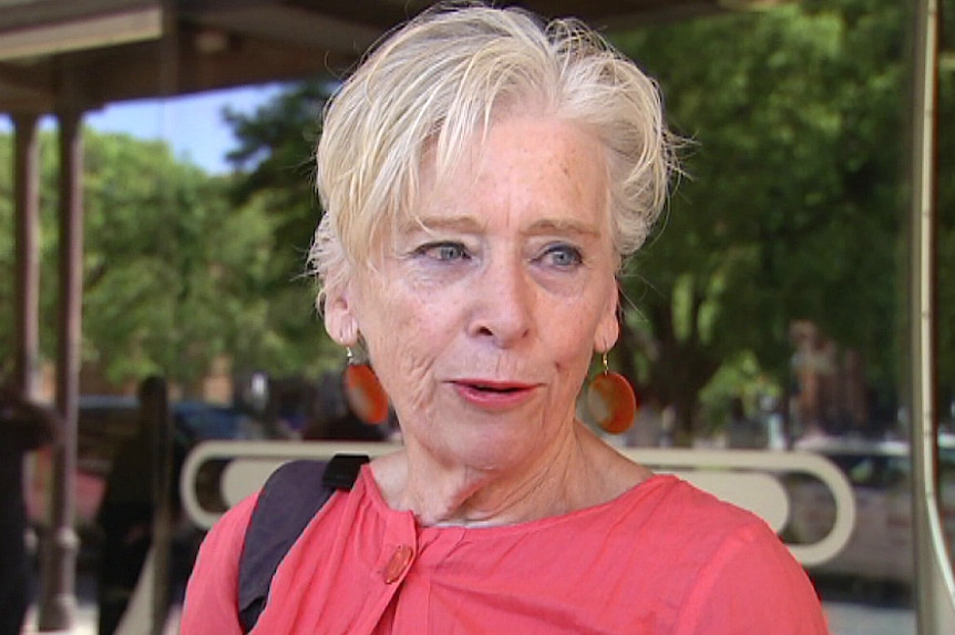 Maggie Beer outside Adelaide's District Court.