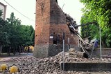 Aftermath of an earthquake in San Felice sul Panaro