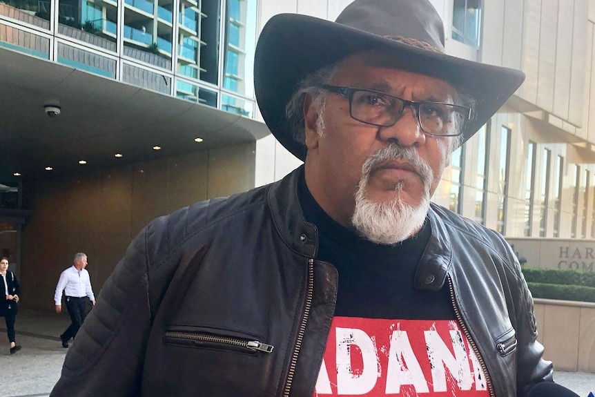 Indigenous elder Adrian Burragubba in Brisbane