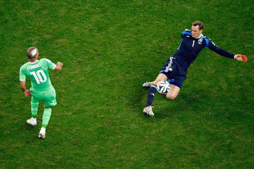 Neuer mops up at the back for Germany