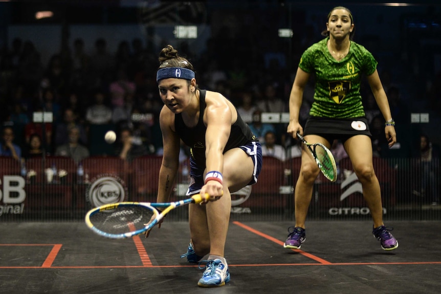 American squash player Amanda Sobhy.