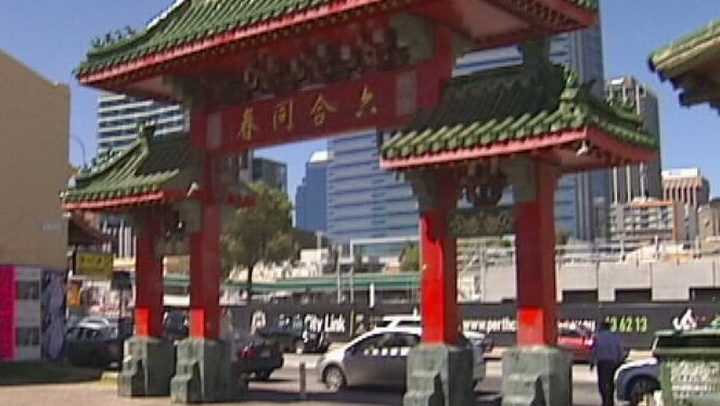 Entrance to Chinatown, Northbridge, WA 09/02/13