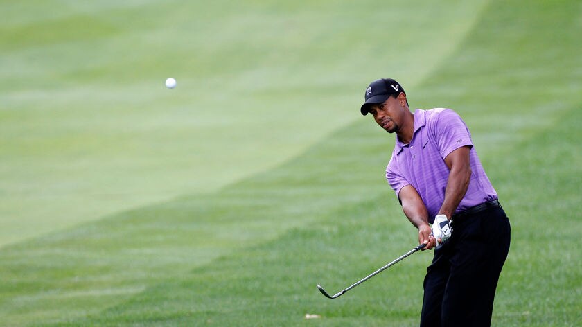 Struggling: Tiger Woods.