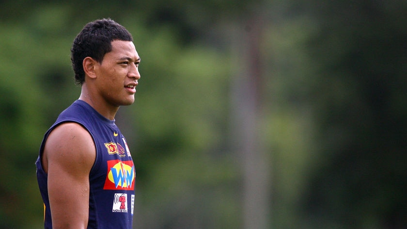 Israel Folau is set to link up with new AFL franchise Greater Western Sydney.