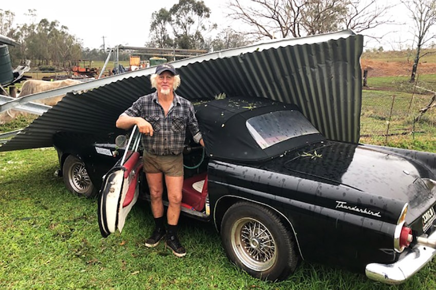 Ryan McKinnon and his rare 1955 Thunderbird