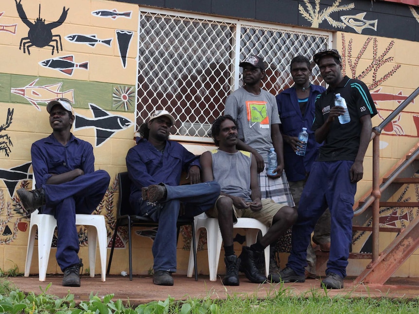 Cyclone Lam clean up on Milingimbi