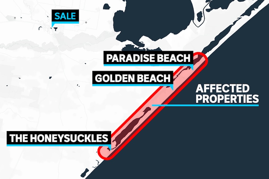 90 Mile Beach development map