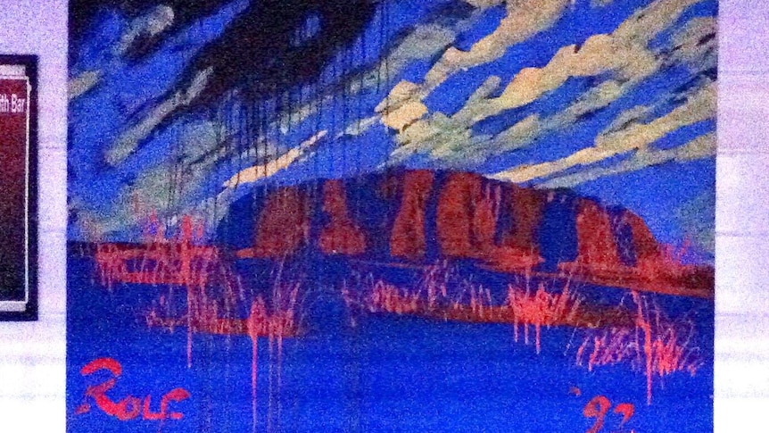 Rolf Harris artwork in Bundaberg