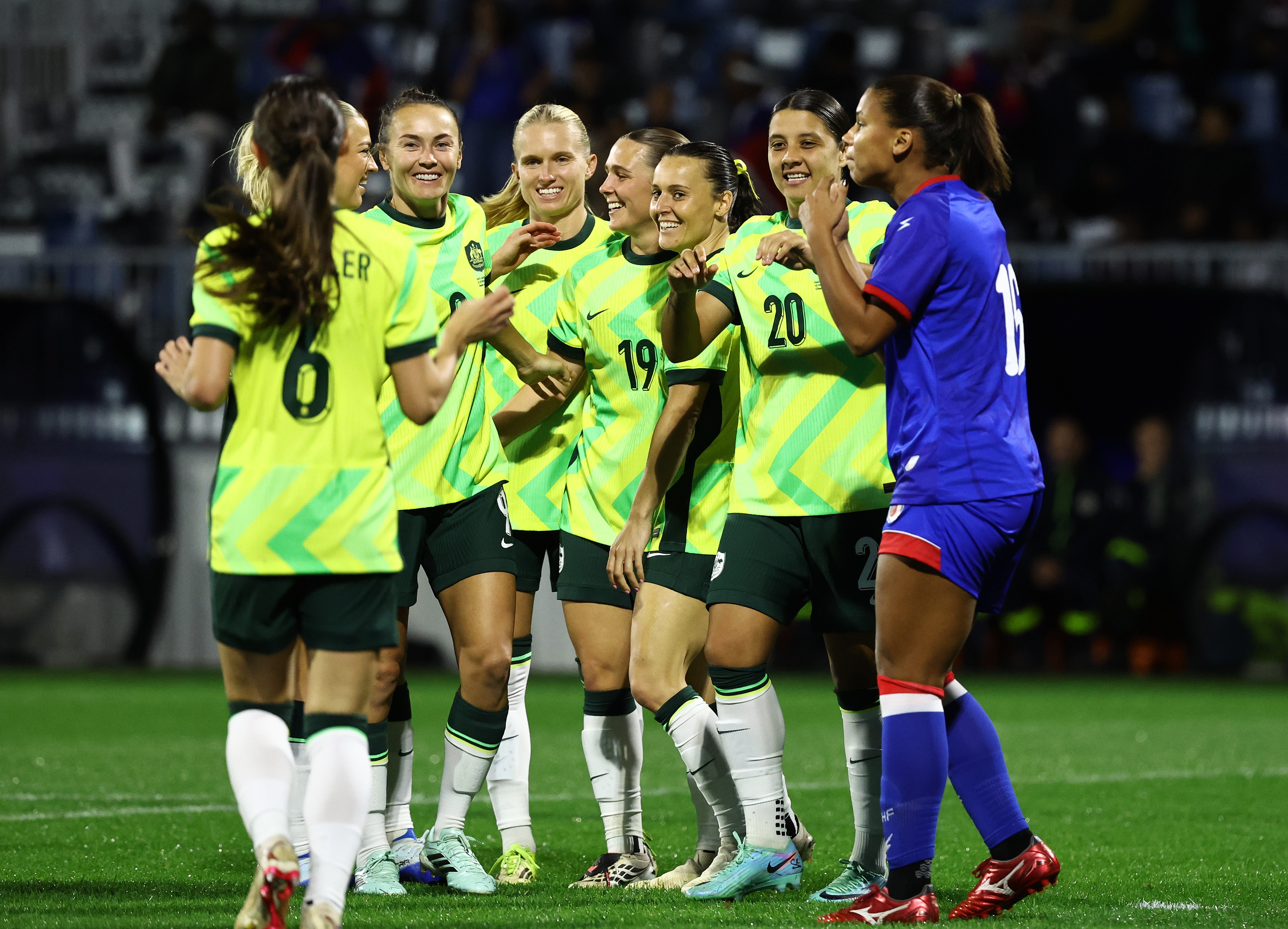 Live: Matildas settle after fast start against Haiti in France