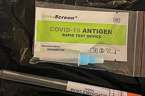 a rapid antigen test