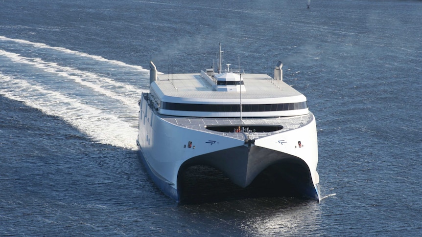 Incat's 112-metre wave-piercing catamaran