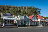 Historic shops in Stanley, Tasmania