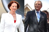 Leadership showdown ... Julia Gillard is expected to see off Kevin Rudd's challenge in Monday's leadership spill.