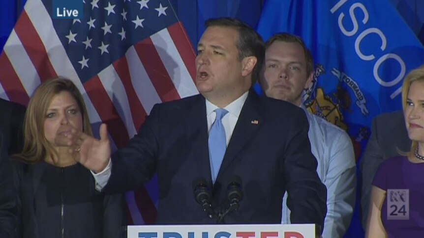 Ted Cruz celebrates primary win in Wisconsin
