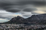 Lenticular clouds over Cape Town