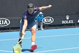 Archie Graham on the tennis court