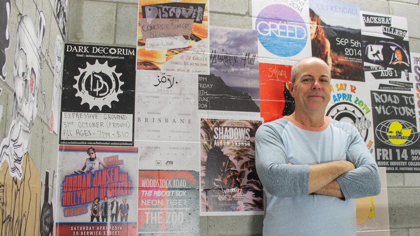 Principal Brett Wood helps students find their feet in the music industry.