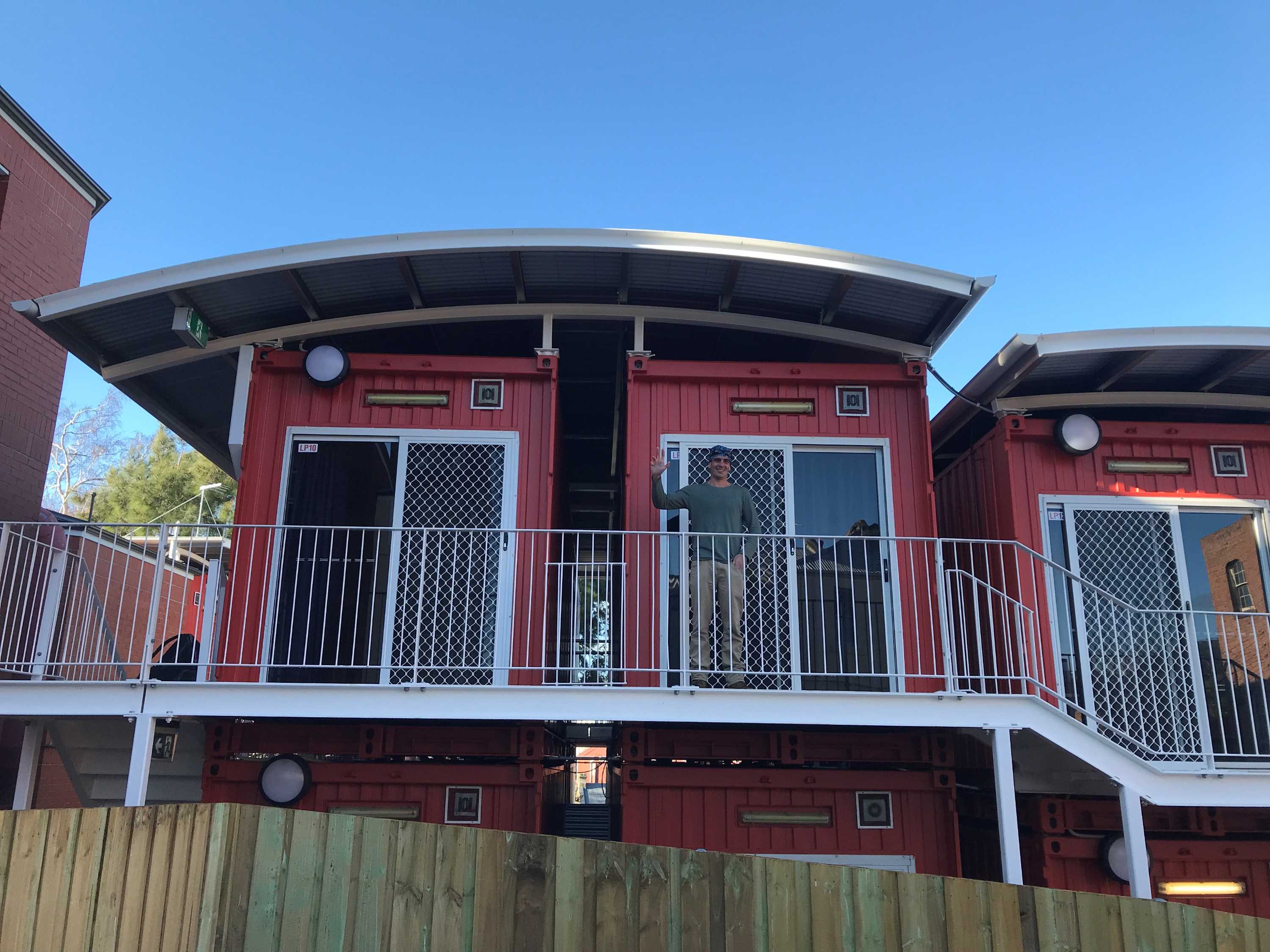 Shipping containers helping homelessness - ABC listen