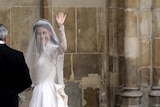 Catherine Middleton and her father, Michael, arrive at Westminster Abbey